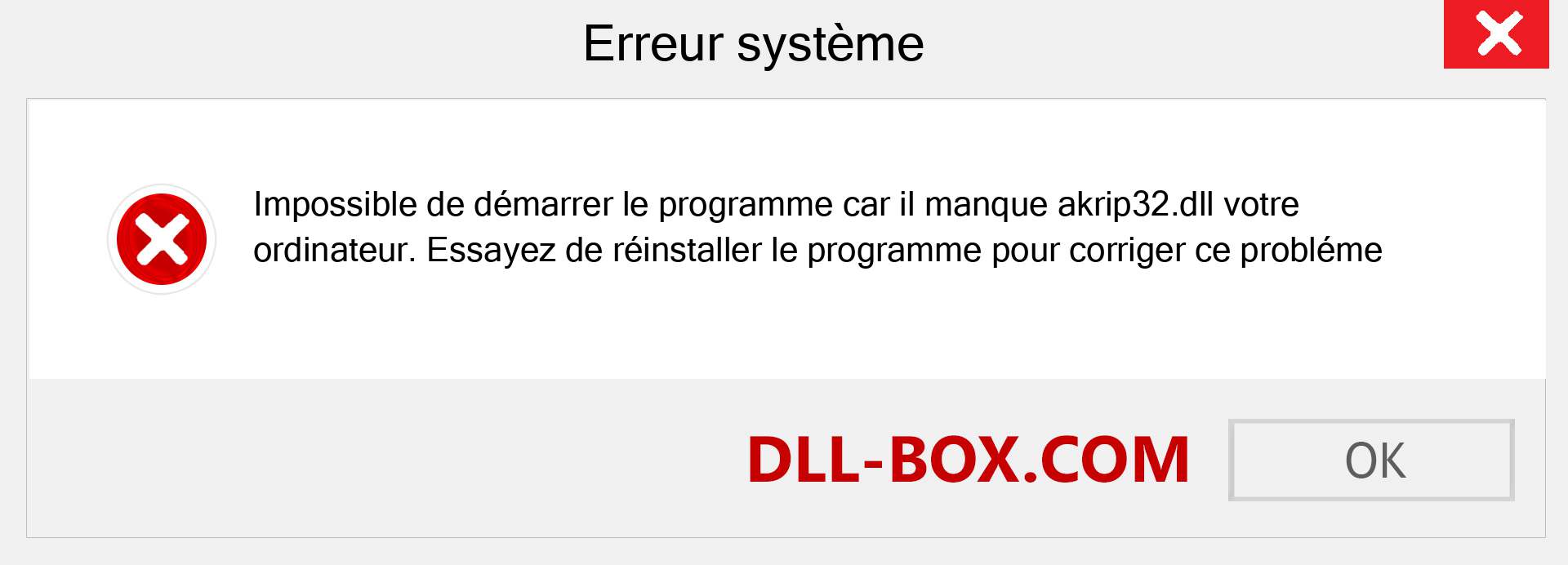 Le fichier akrip32.dll est manquant ?. Télécharger pour Windows 7, 8, 10 - Correction de l'erreur manquante akrip32 dll sur Windows, photos, images